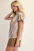 Wild Whisper Draped Top