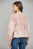 Orchard Picnic Lace Top-Mauve
