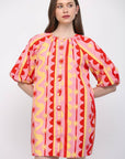 Sun and Wave Mini Dress
