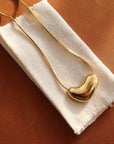 Elise Puffy Heart Necklace