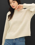 Downtown Girl Sweater-Natural