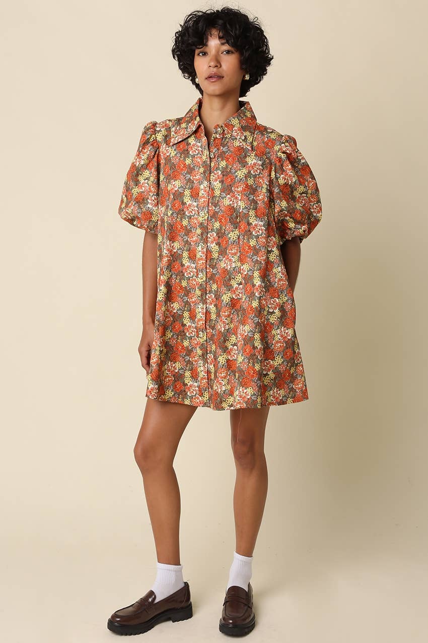 Maple Harvest Mini Dress