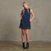 Starburst Embellished Denim Dress