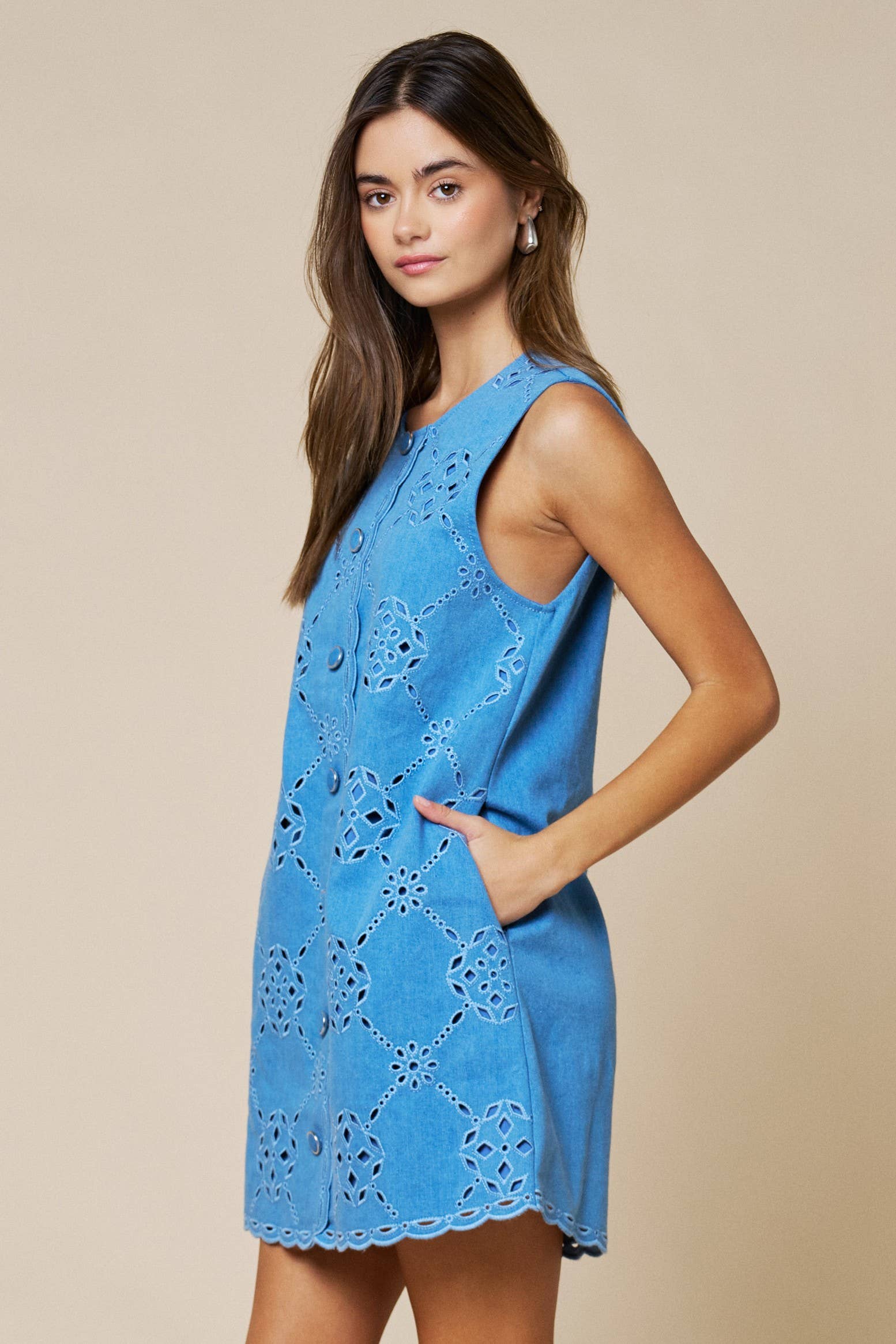 Western Whimsy Denim Dress