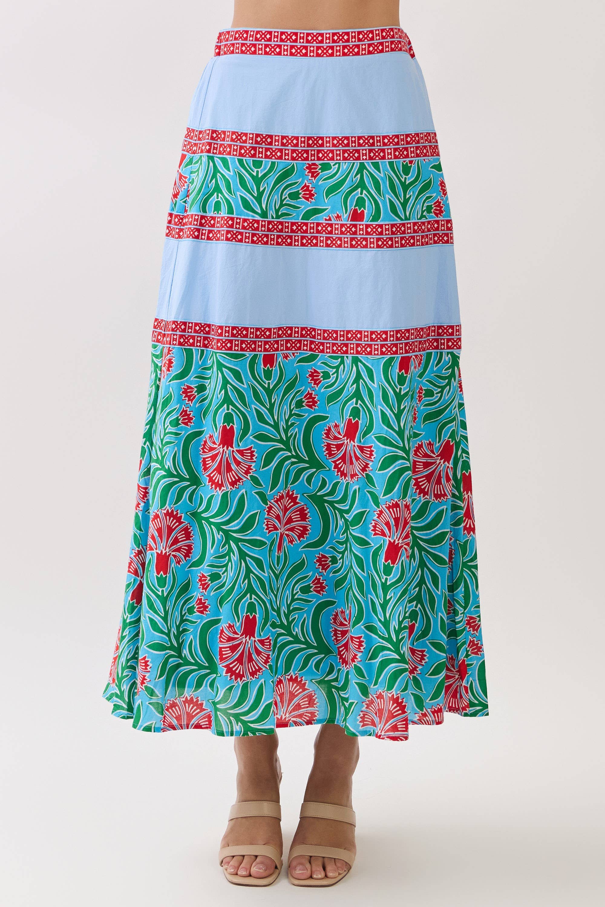 Artisan Mosaic Maxi Skirt