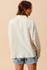 Get Loose Woven Top- Ivory