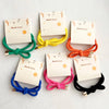 Shoelace Elastic Hair Tie- Blue