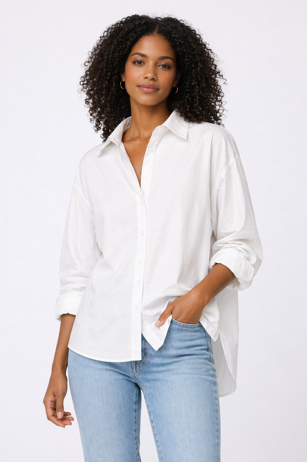 Ava Day Out Poplin Top