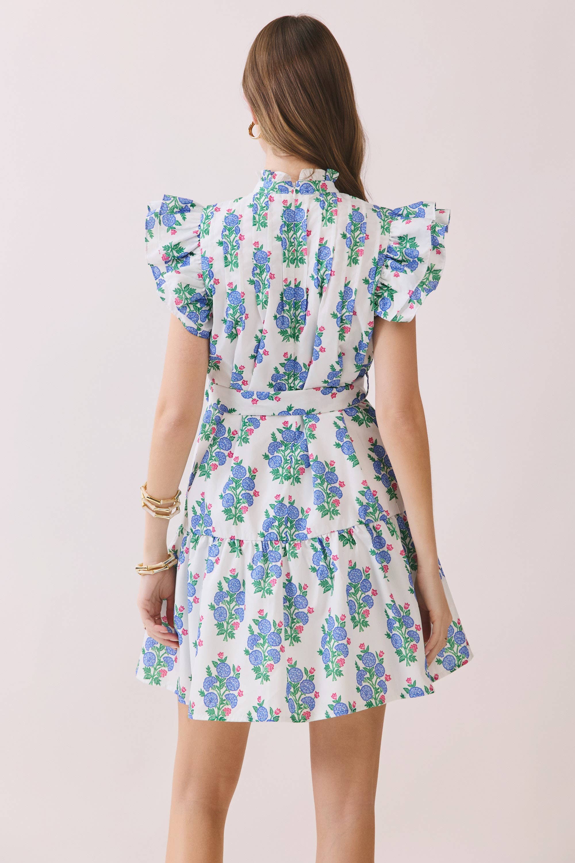 Tuscany Charm Floral Mini Dress