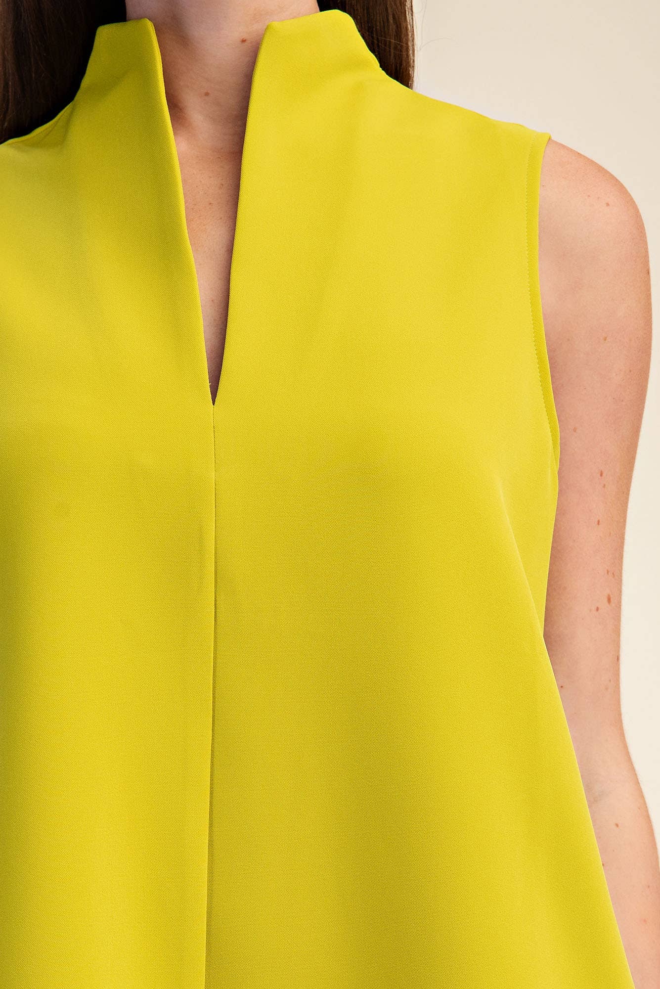 Yacht Luxe Mini Dress-Lime
