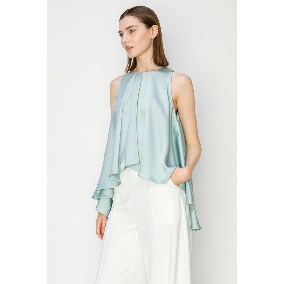 Sunshine Serenade Top- Seafoam