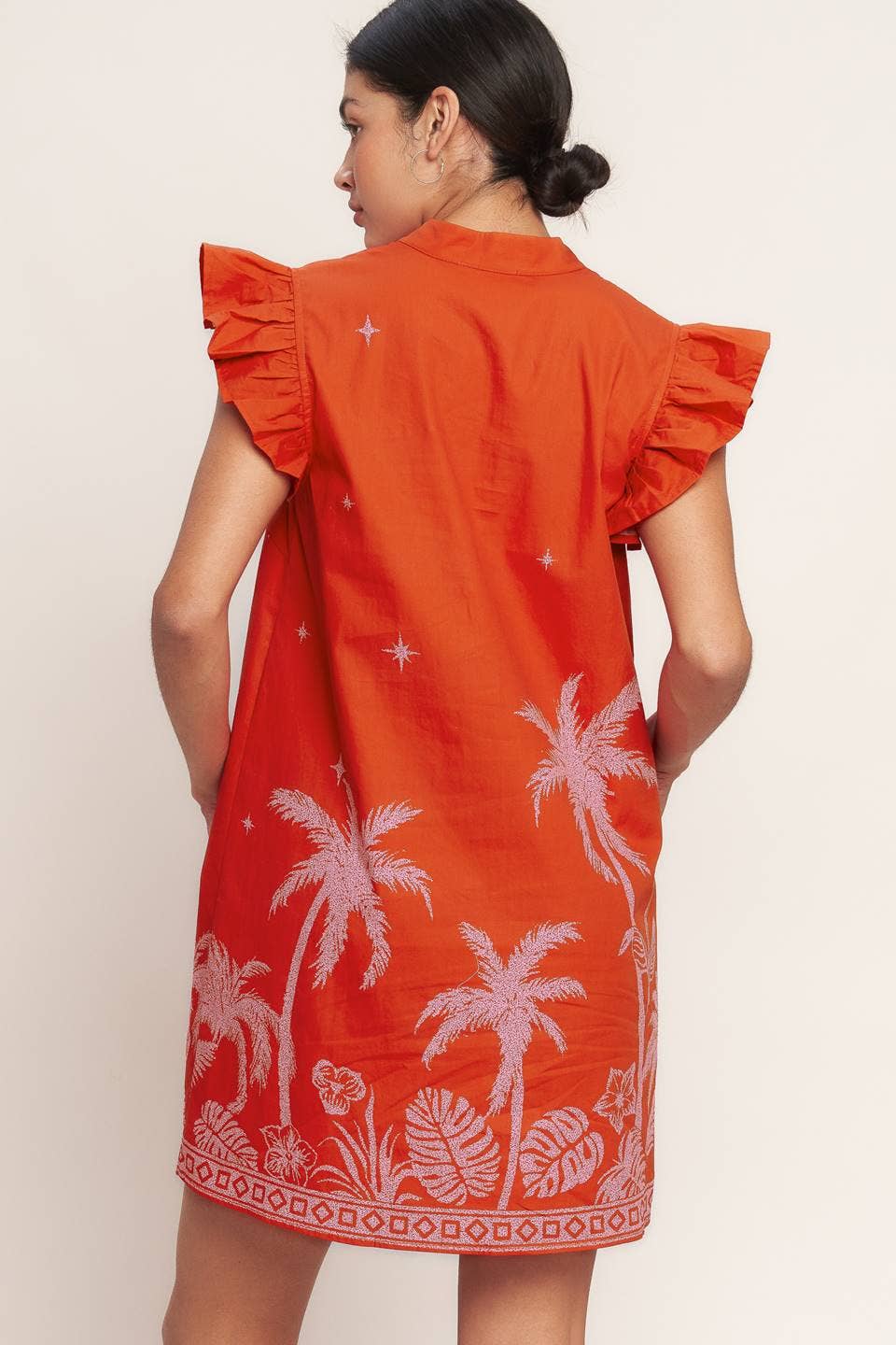 Sunset Palms Mini Dress