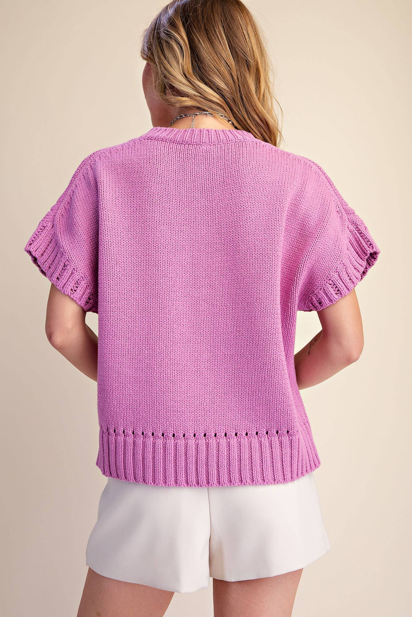 Woodland Charm Sweater-Pink