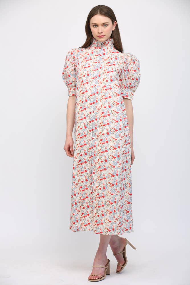 Charlotte Ruffle Maxi Dress