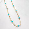 Emily Dainty Turquoise Necklace