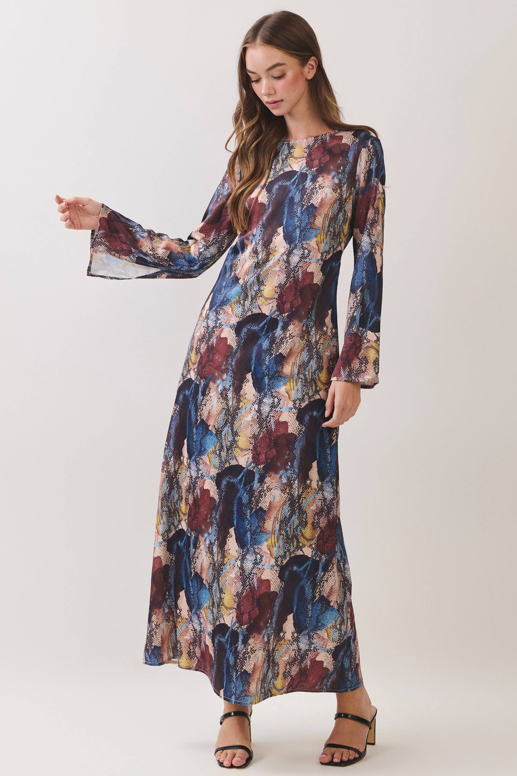 Serpent Sunset Maxi Dress