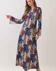 Serpent Sunset Maxi Dress