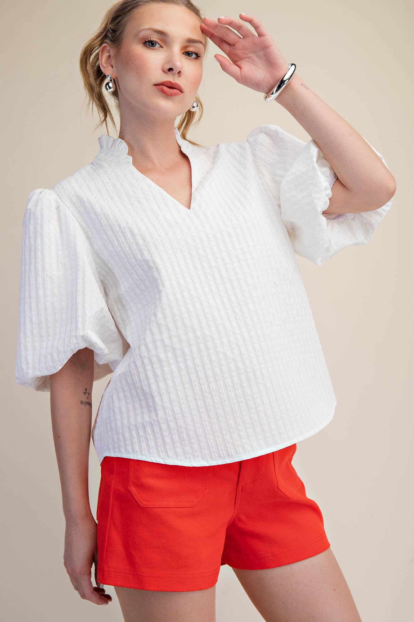 Around Town Puff Sleeve Top