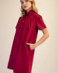 Margaux Mini Dress-Plum