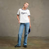 Bonjour Embroidered Ringer Tee