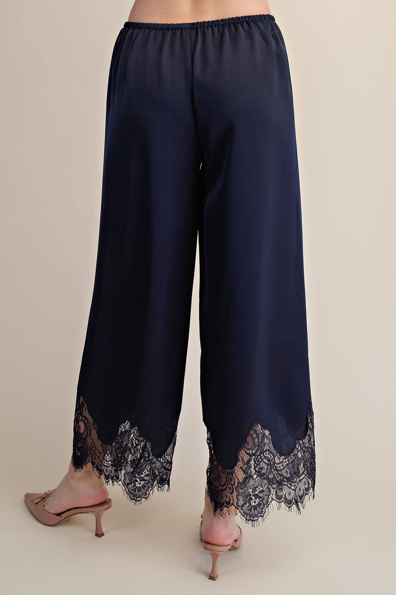 Lace Afternoon Cropped Pants
