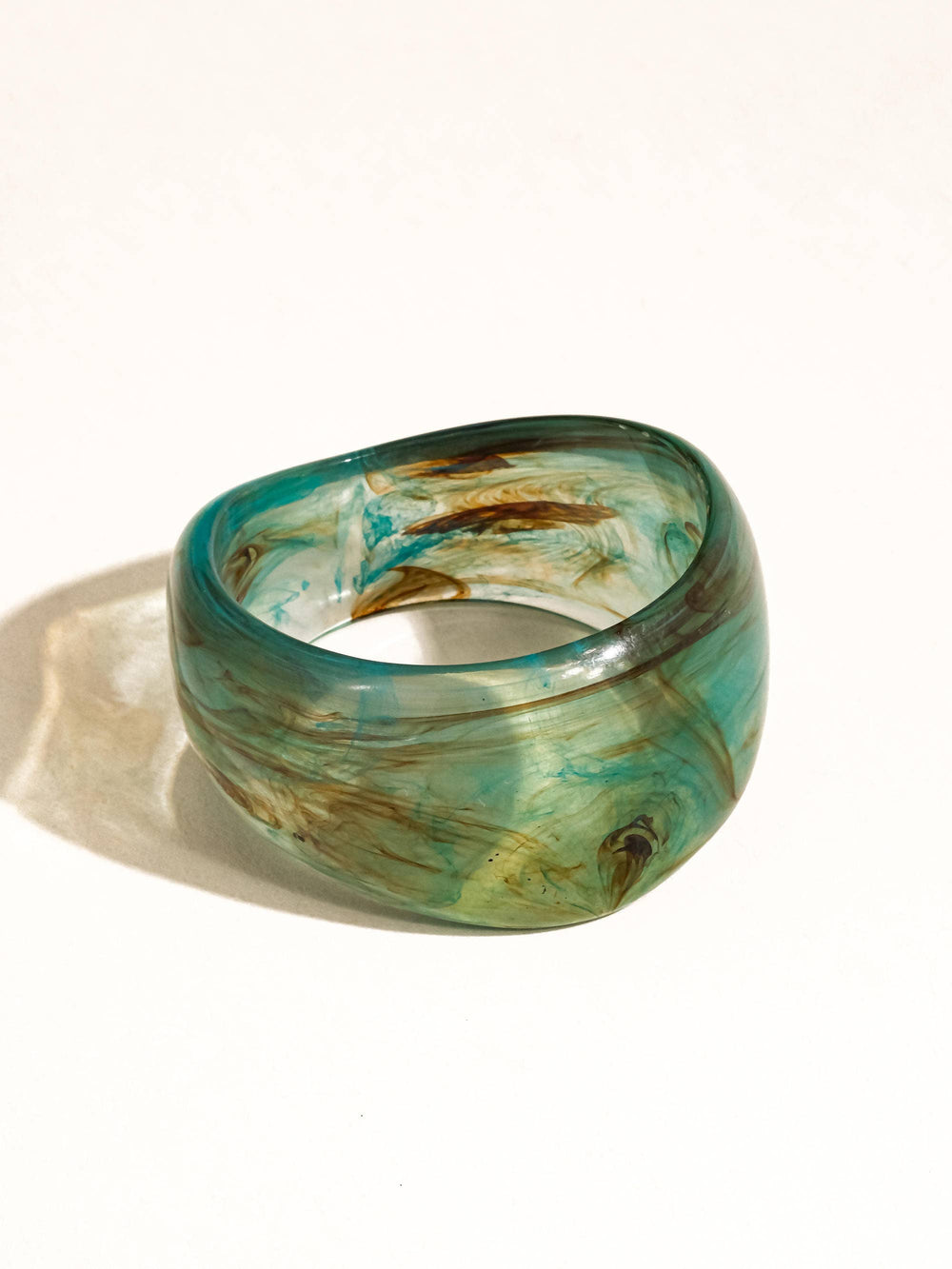 Caelia Resin Bangle-Blue