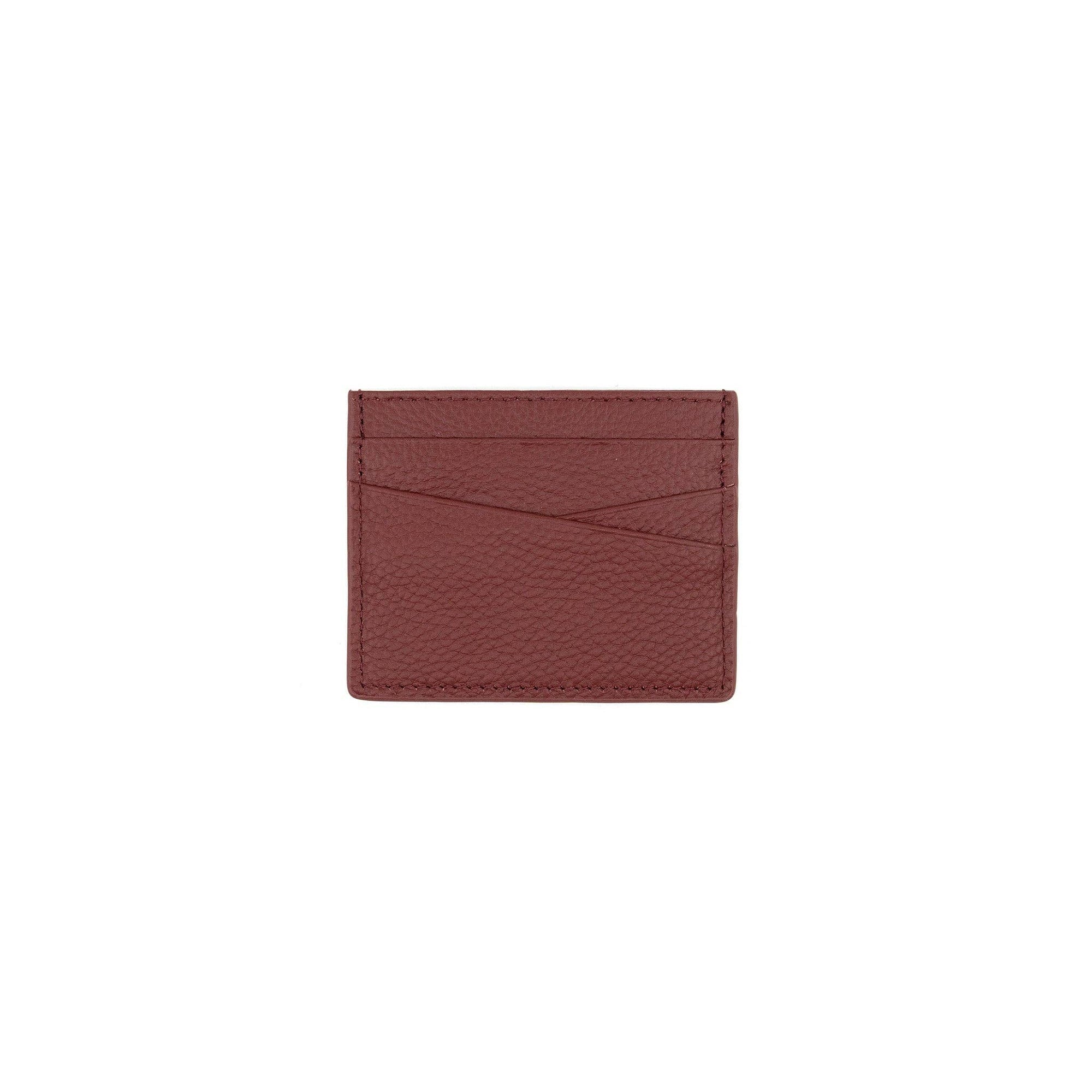The Essential Card Holder-Burgundy