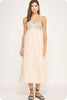 Bring the Chic Linen Midi Dress