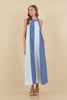 Santorini Seas Maxi Dress