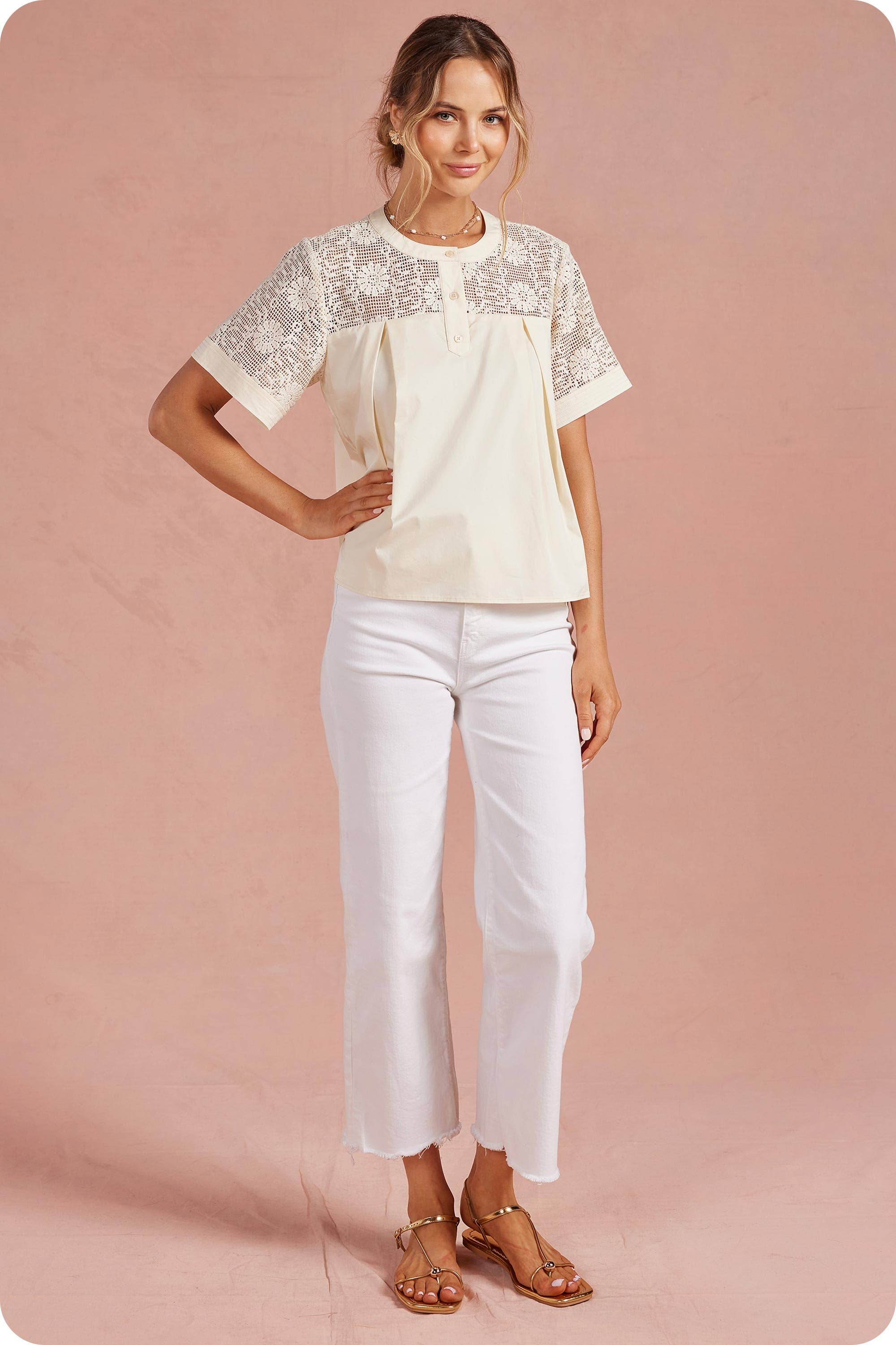 Soft Serenity Top-Cream