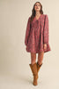 Cute in Corduroy Mini Dress