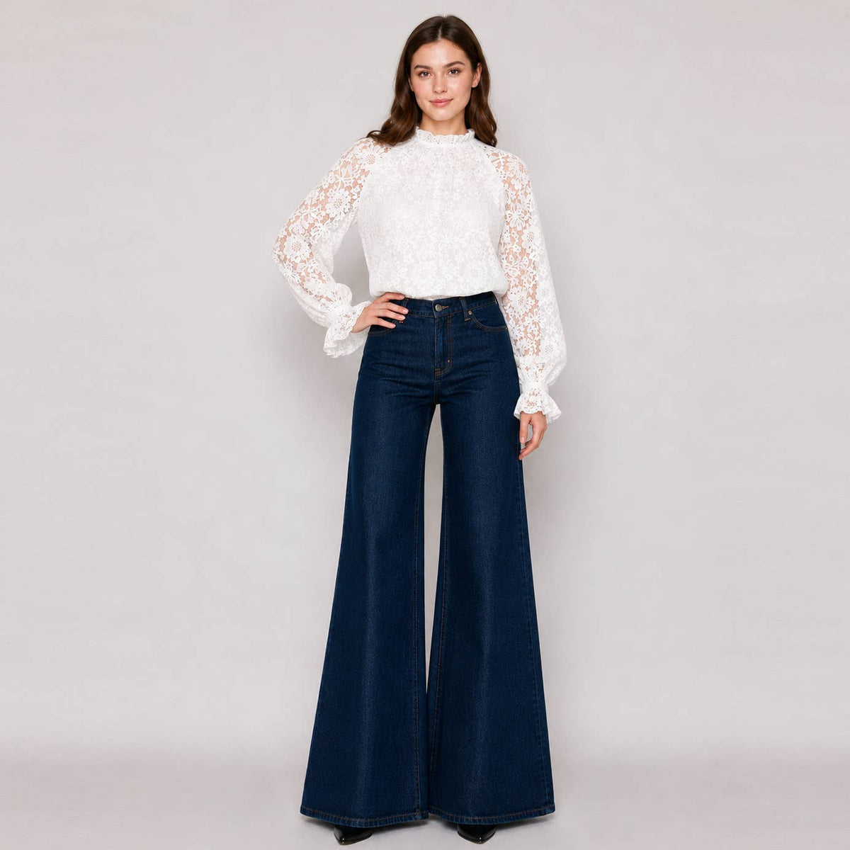 Amelie Lace Top