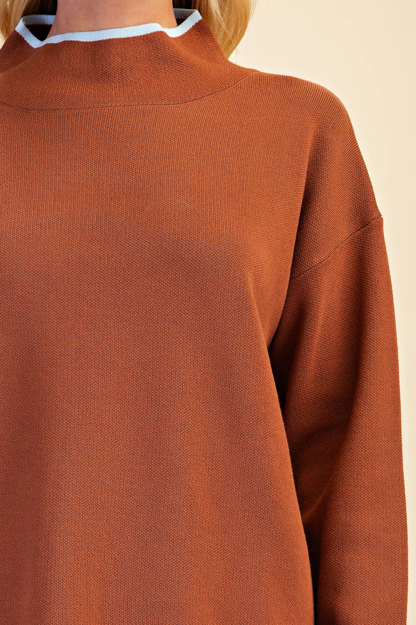 Falling Leaves Sweater-Camel