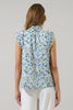 Hilo Floral Ruffle Top