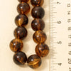 Tortoise Shell Ball Bead Necklace