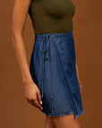 Wrap Around Denim Skirt
