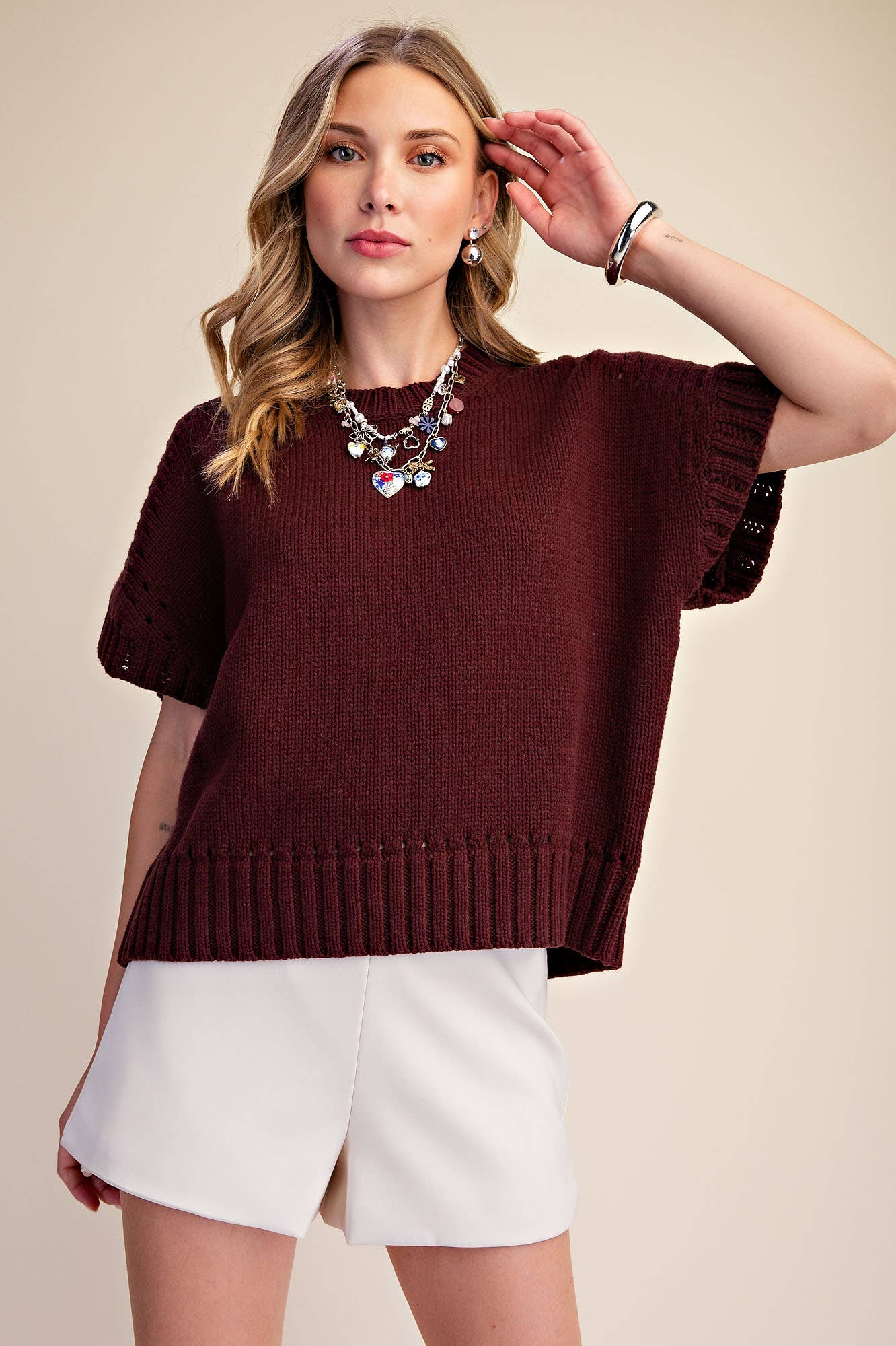 Woodland Charm Sweater-Brown