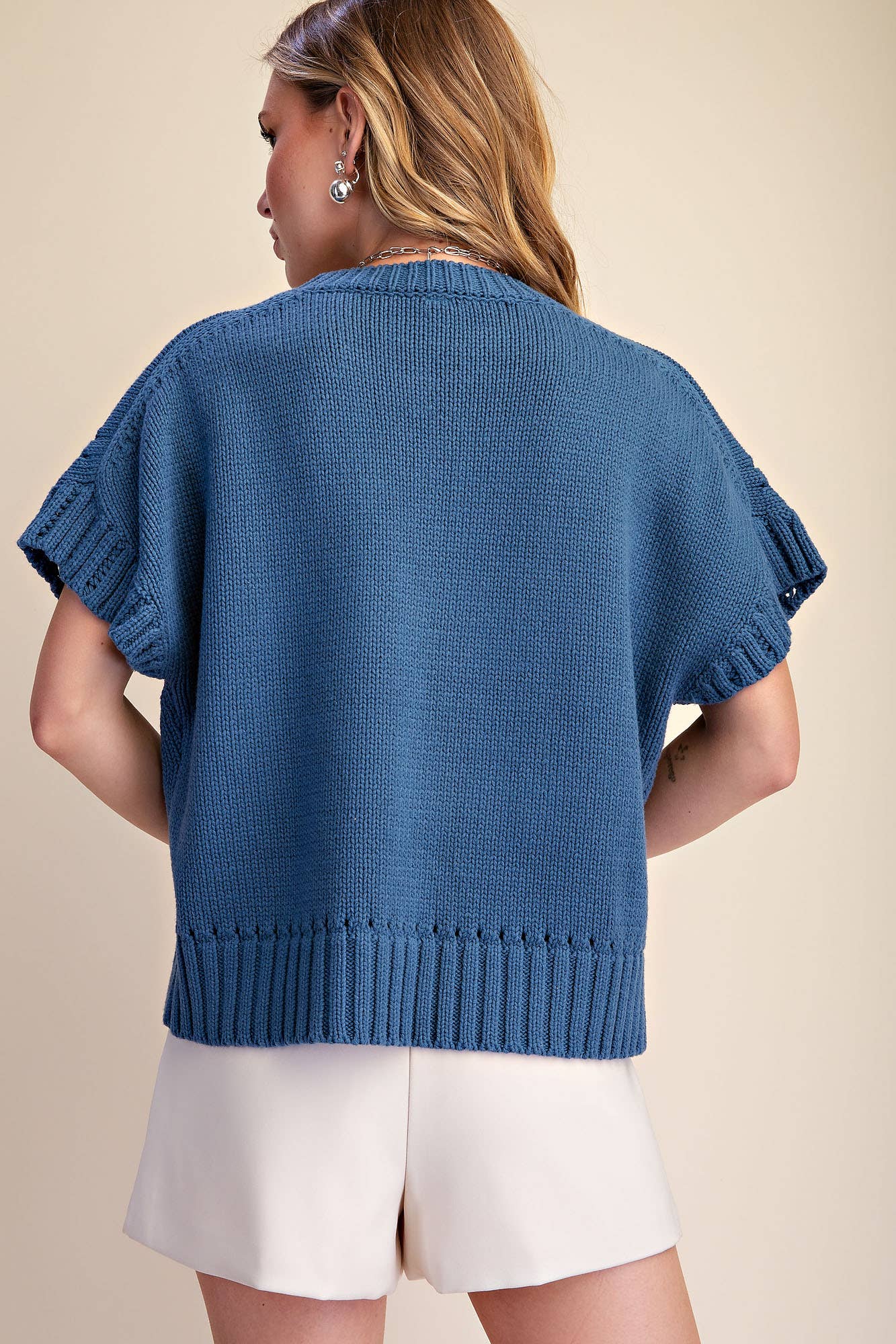 Woodland Charm Sweater-Blue