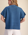 Woodland Charm Sweater-Blue