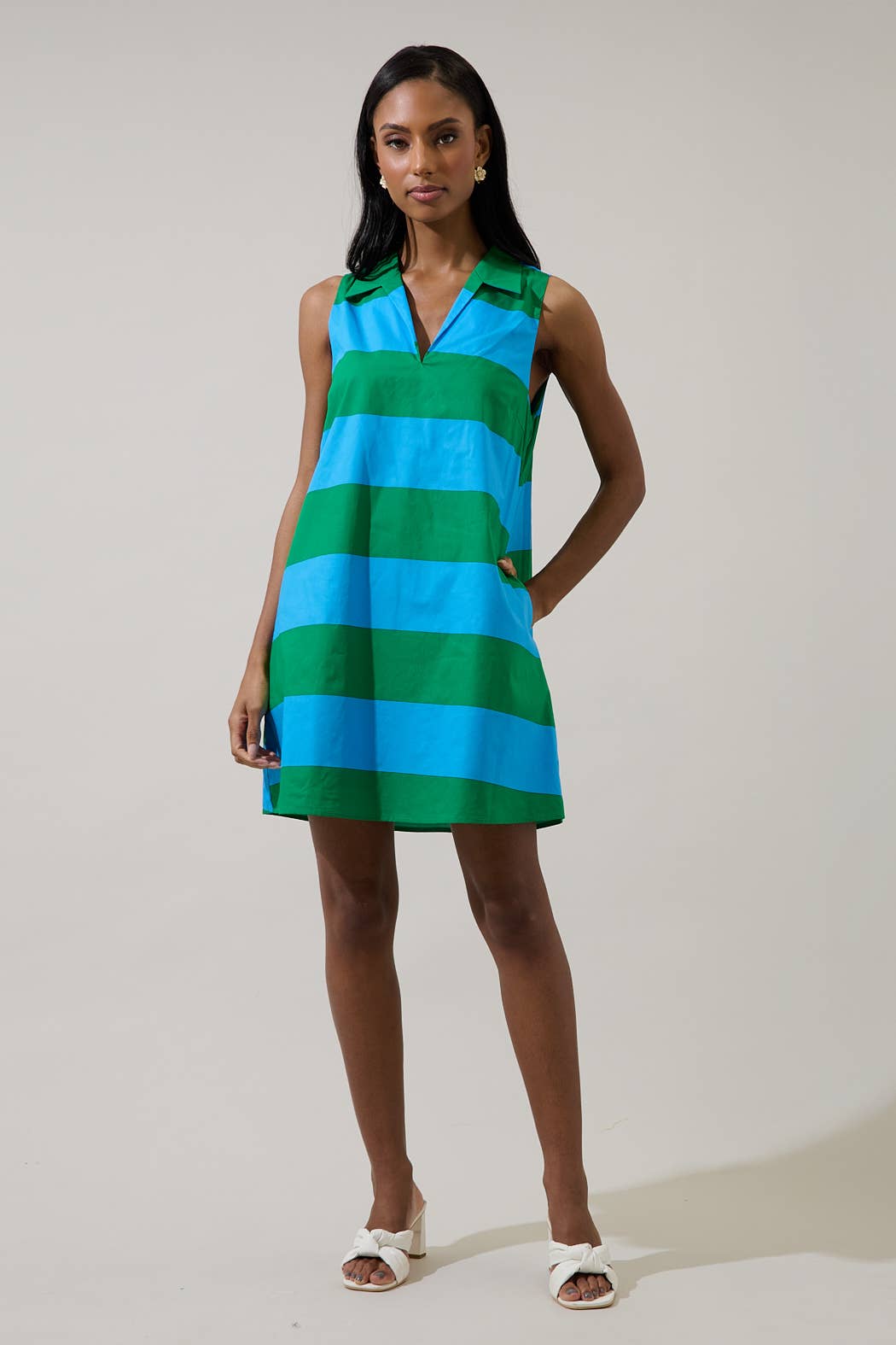 Turning Heads Striped Mini Dress