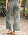 Velvet Canvas Wide Leg Pants
