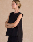 Daisy Stitch Embroidered Top
