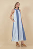 Santorini Seas Maxi Dress