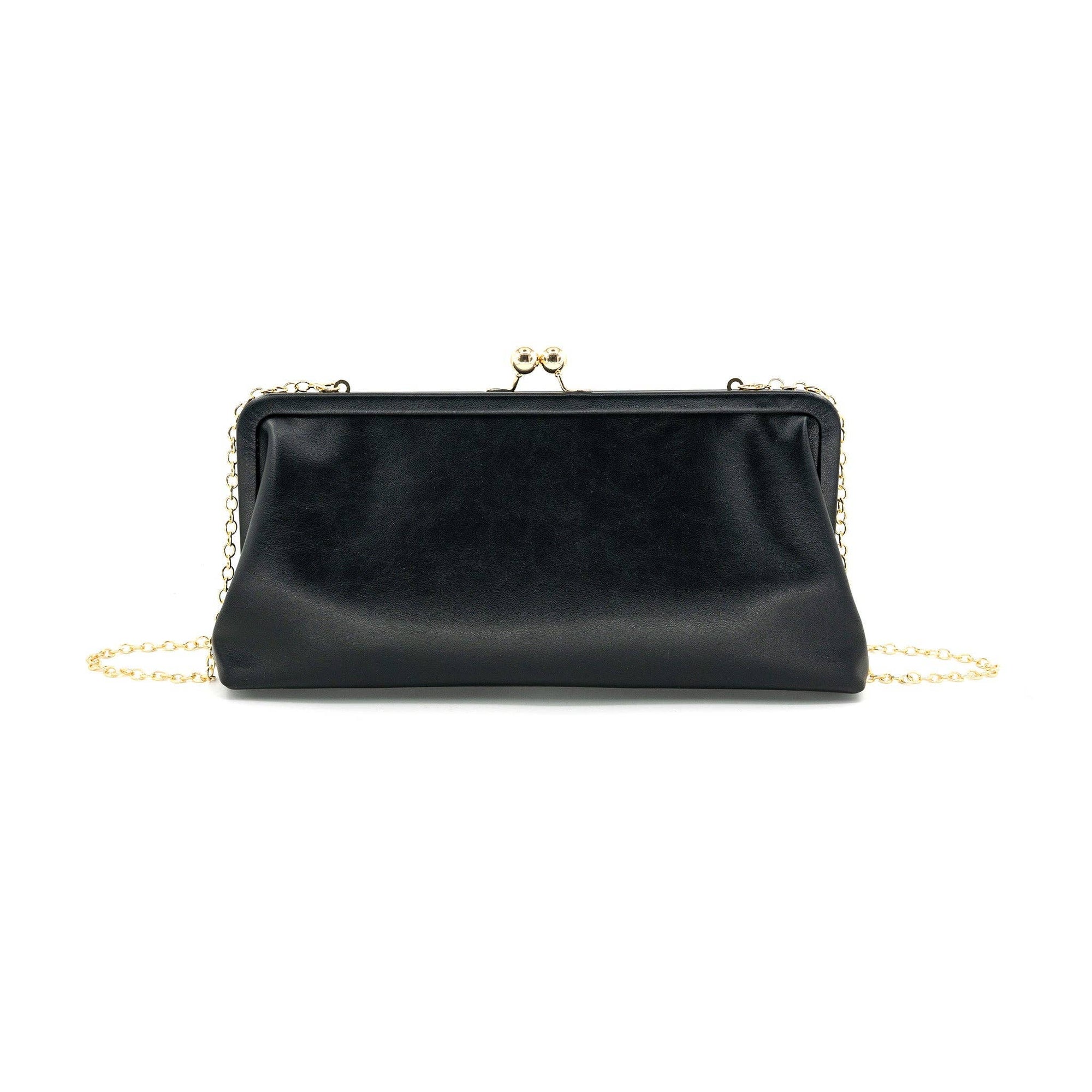Cocktail Hour Clutch-Black