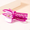 Acetate Ribbon Hair Claw- Lavender