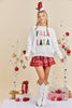 Holiday Falala Embroidered Sweater