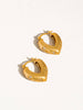 Star Heart Hoop Earring