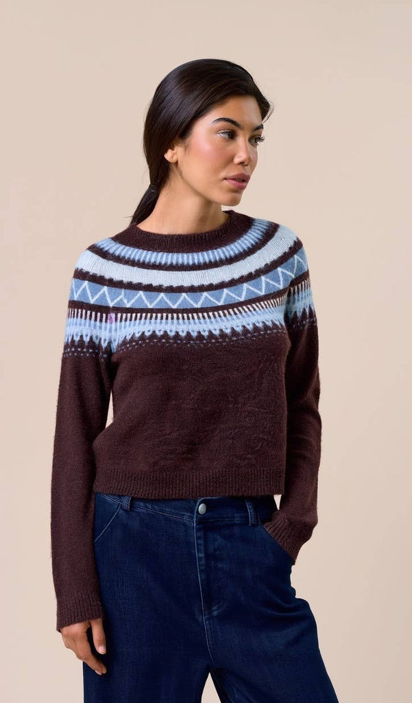 Snow Blast Patterned Sweater