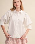 The Sculpt Button Down Top