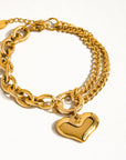 Allure Heart Chain Bracelet